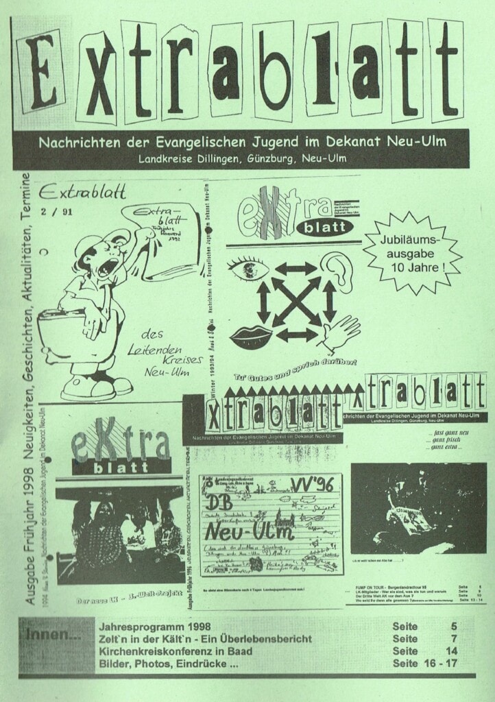 Extrablatt Frühjahr 1998