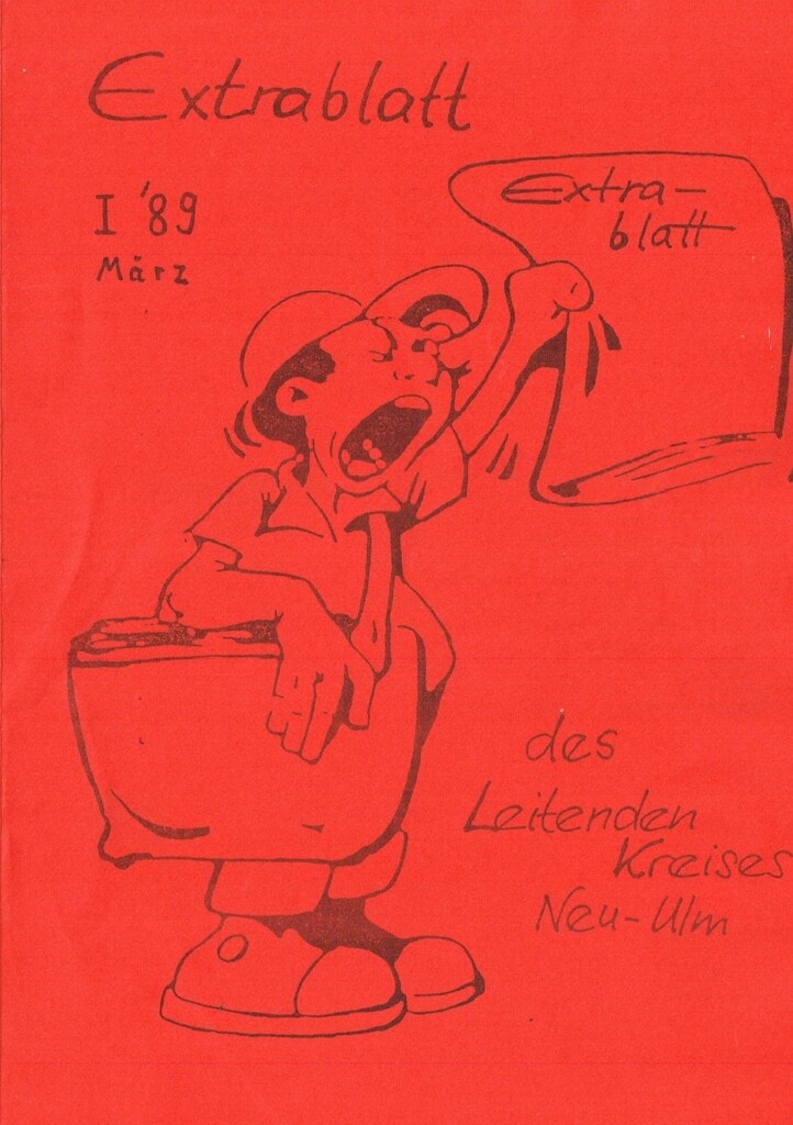 Extrablatt Frühjahr 1989